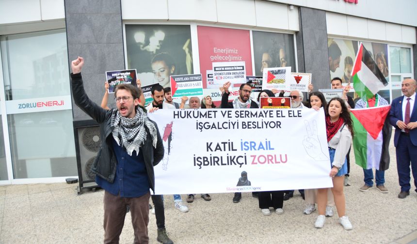 Eskişehir'de İsrail protestosu: Ticaret sonlandırılsın