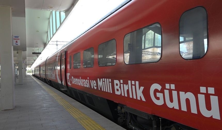 15 Temmuz Demokrasi ve Milli Birlik Treni, Eskişehir’den İstanbul’a yola çıktı