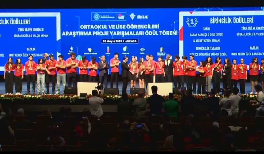 Dumlupınar BİLSEM’den TÜBİTAK’ta 3 Türkiye birinciliği