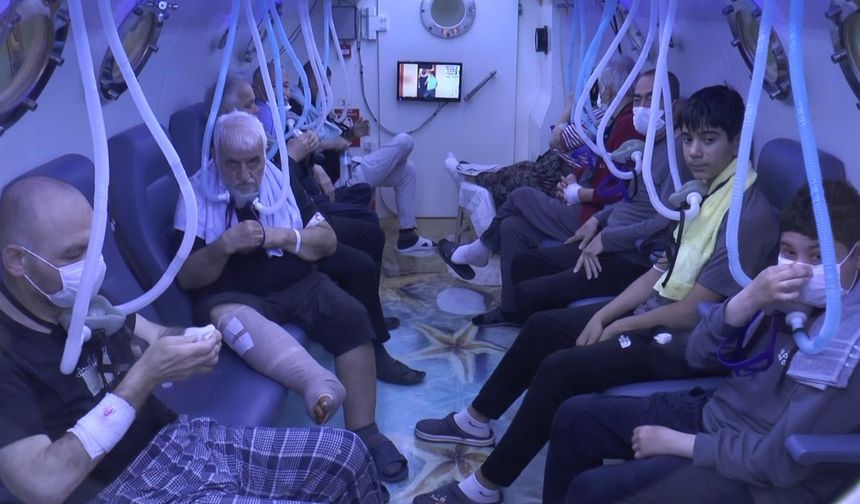 Hiperbarik oksijen tedavi ünitesi Eskişehir’de şifa dağıtıyor