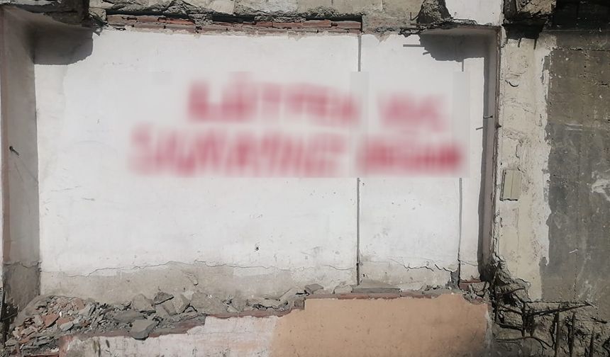Eskişehir'de mahalleyi karıştıran yazı