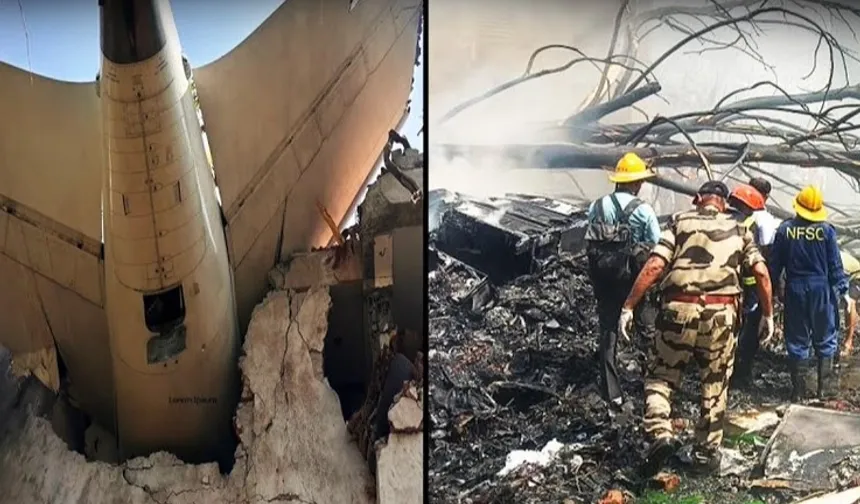 Hindistan'da korkunç kaza! 242 kişiden kurtulan yok