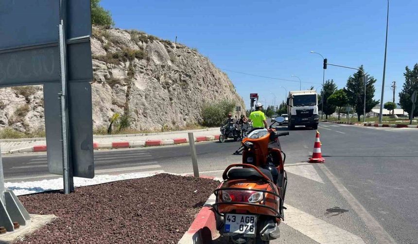Tavşanlı’da motosiklet kazası: 1 yaralı