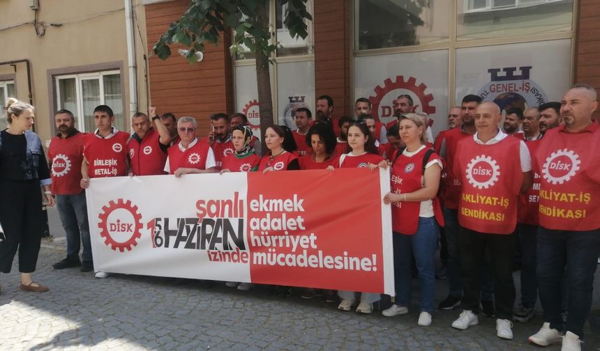 DİSK Eskişehir büyük işçi direnişini unutmadı