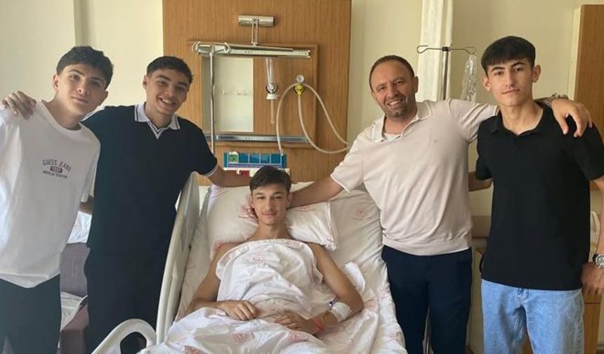 Gençlergücü’nden Haktan Yüce’ye moral ziyareti