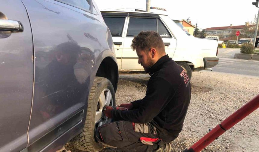 Eskişehir’de sürücülere kış lastiği uyarısı: Kar yağmasını beklemeyin!