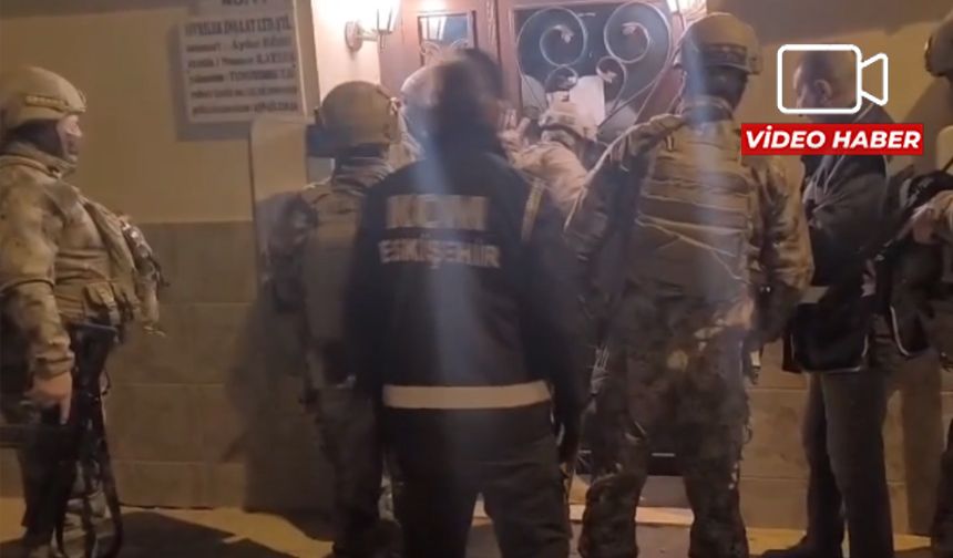 Eskişehir'de işlemedikleri suç yok: Silahlı suç örgütüne dev operasyon