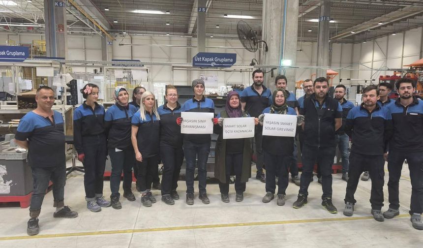 Eskişehir'de işçiler bir aydır grevde