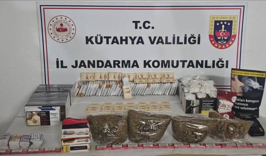 Kütahya jandarmasından kaçakçılığa büyük darbe