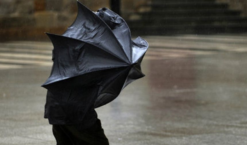 Uşak’ta kuvvetli rüzgar ve yağış uyarısı