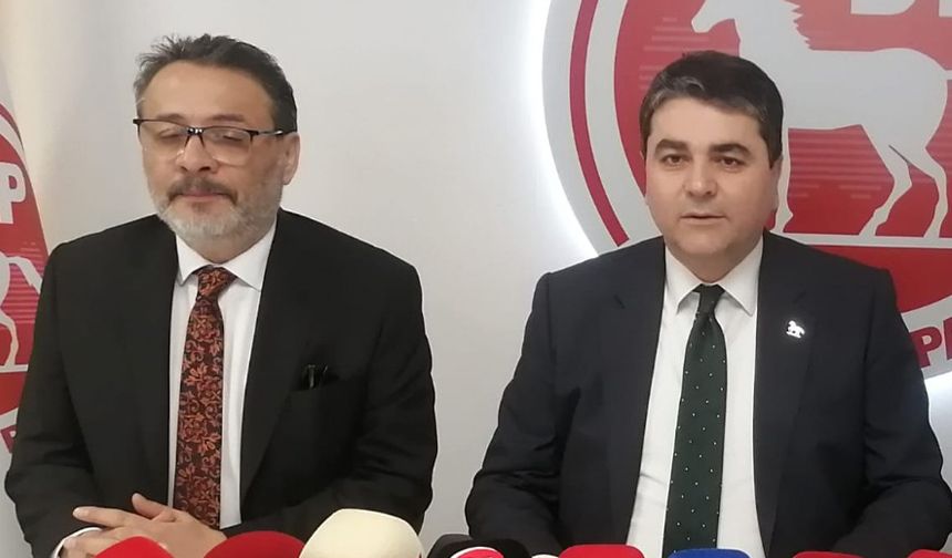 Demokrat Parti lideri Uysal halka Eskişehir'den çağrıda bulundu