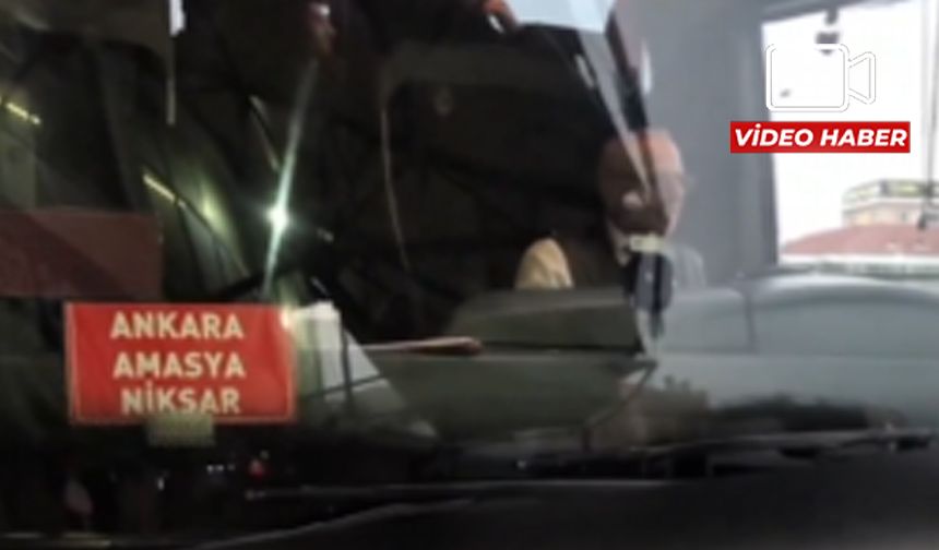 Eskişehir otobüsünde yaşanan skandalın görüntüleri ortaya çıktı