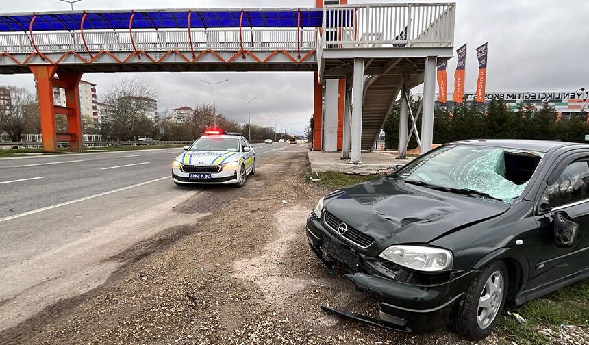 Eskişehir'de hemen yanındaki üst geçidi kullanmadı, canından oldu!