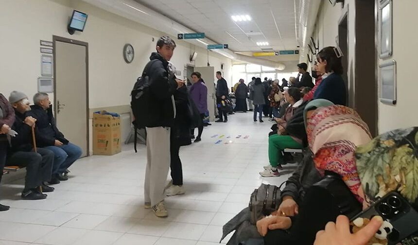 Sağlıkta bitmeyen çile: Eskişehir'de hastaneler doldu taştı