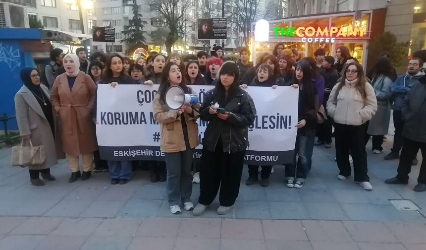 Eskişehir'deki korkunç cinayet sonrası kadınlar sokağa döküldü