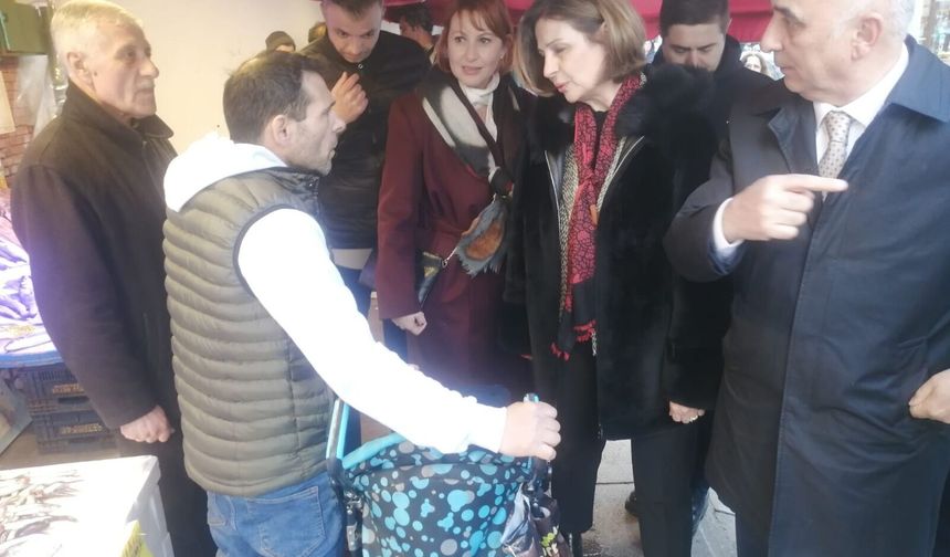 Başkan Ünlüce'den esnaf ziyareti: Gören iş istedi