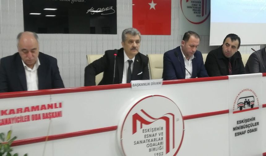 Eskişehir Minibüsçüler Odası'nda kongre heyecanı