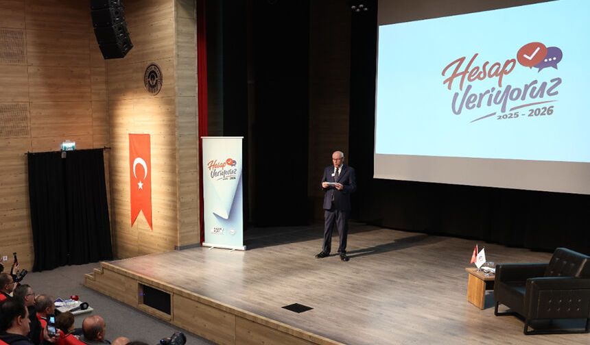 Başkan Kurt Eskişehirlilere hesap verdi