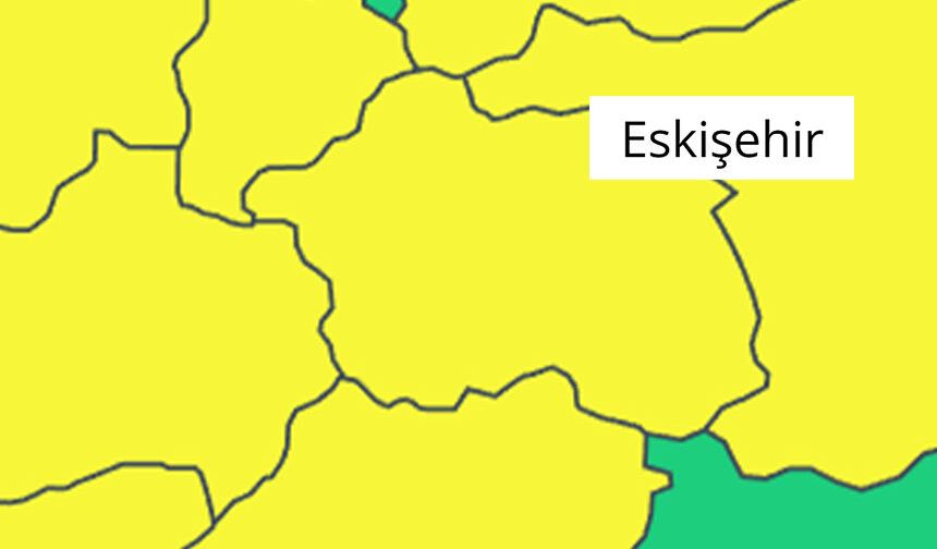 Metorolojiden Eskişehir'e sarı kod: İlçeler dikkat!