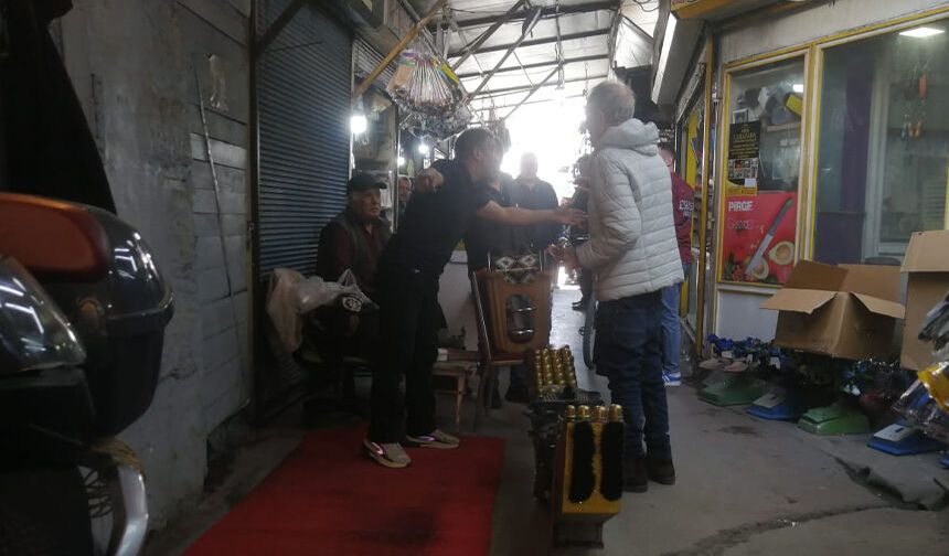 Eskişehir'de gergin anlar: Esnaf dayağına ramak kala...