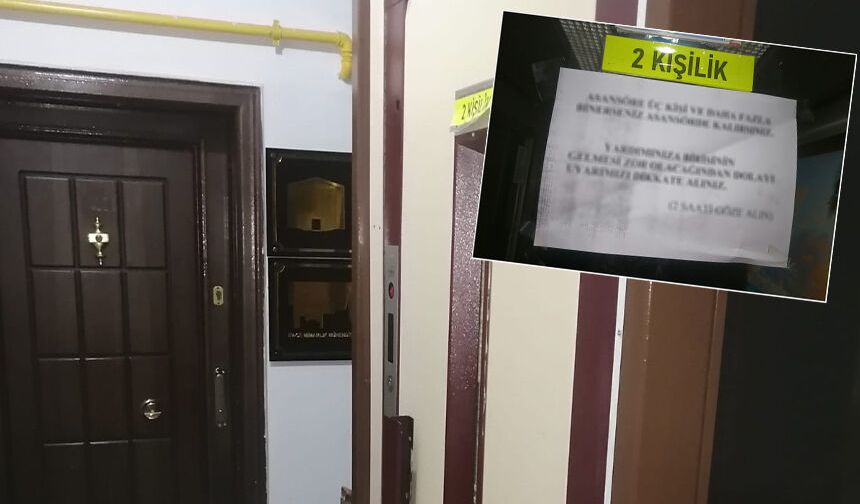 Eskişehir'de iş hanında ilginç uyarı: 2 saati göze alın!