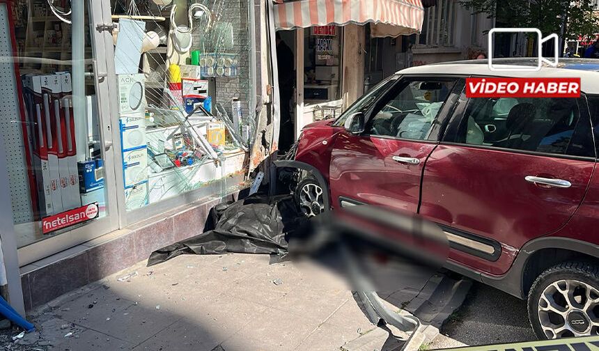 Eskişehir'de kaldırımda yürürken otomobilin çarptığı kadın hayatını kaybetti
