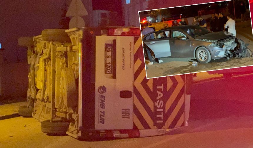 Eskişehir'de işçi servisi kaza yaptı: Çok sayıda kişi yaralandı