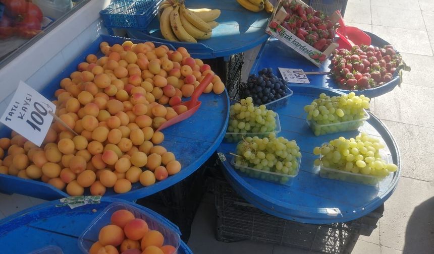 Eskişehir'de yazlık meyveler seyirlik oldu: Cep yakıyor