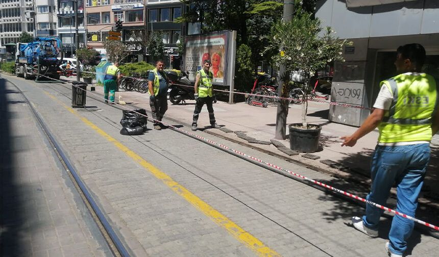 Eskişehir'de ekipler sahada: Kötü koku mesaisi