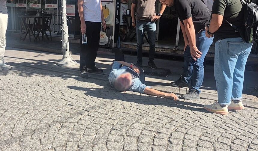 Eskişehir'de kaldırımda yürürken canından oluyordu: Bir anda yere yığıldı
