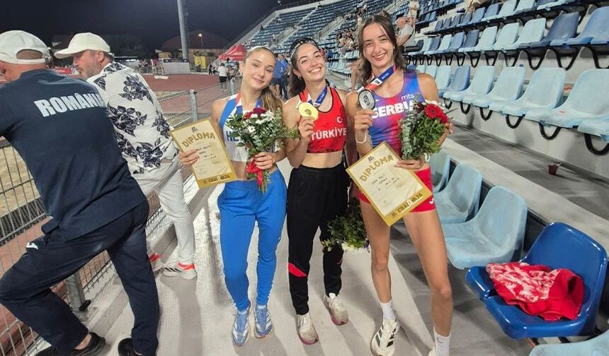 Eskişehirli atletten büyük başarı: Balkan şampiyonu oldu