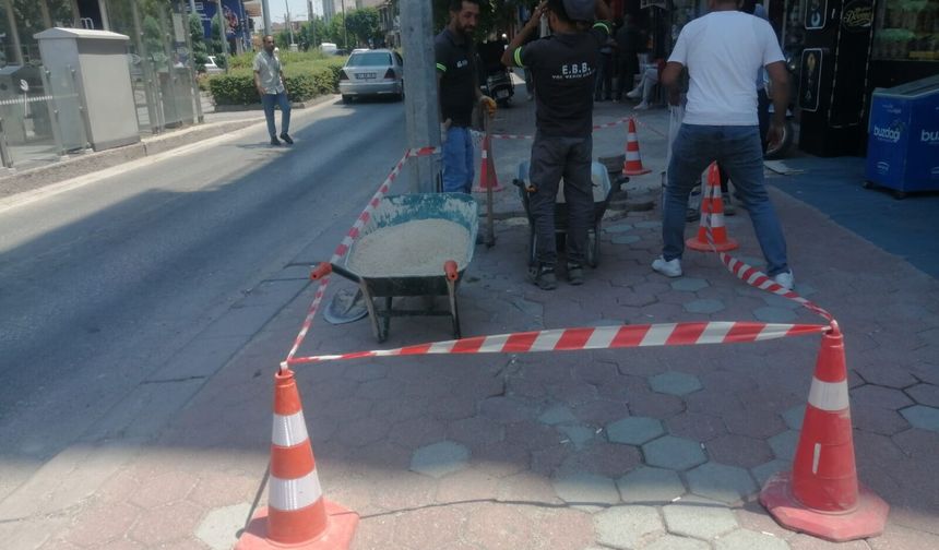 Eskişehir'de belediyeden kaldırım seferberliği