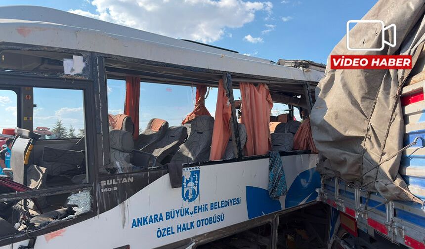 Ankara-Eskişehir yolundaki ölümlü kazanın görüntüleri ortaya çıktı
