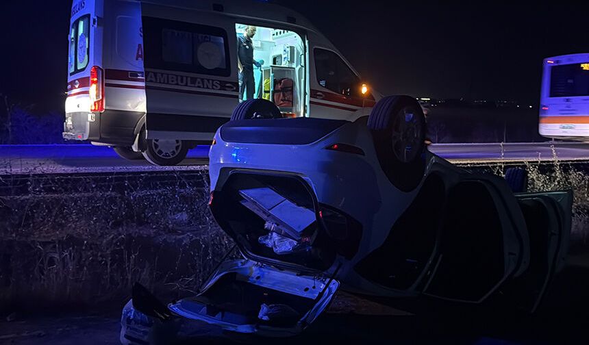 Eskişehir'de araca çarpıp kayıplara karıştı: Otomobil şarampole uçtu