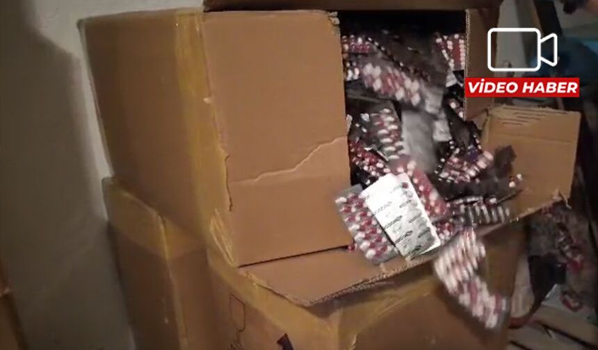 Eskişehir’de film gibi operasyon: Çalınan kolilerden binlerce hap çıktı!