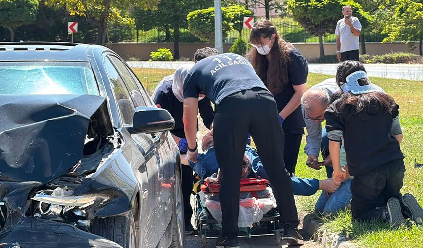 Eskişehir'de polis aracına arkadan çarptı: Çok sayıda yaralı var