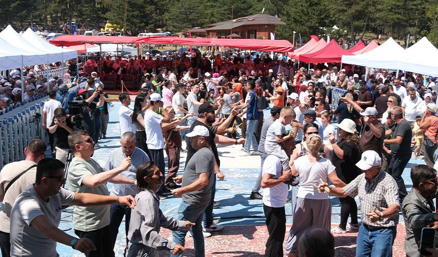 Mihalıççık'ta binlerce kişi Kiraz Festivali'nde buluştu