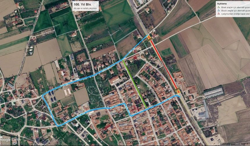 Sürücüler dikkat! Eskişehir’de bir yol daha ulaşıma kapanıyor!