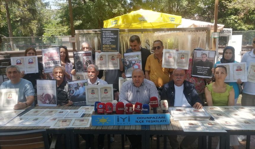 İYİ Parti Odunpazarı'ndan gündeme ilişkin sert açıklamalar