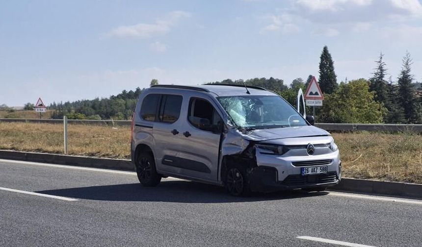 Eskişehir’de çevre yolunda kaza: 1 yaralı