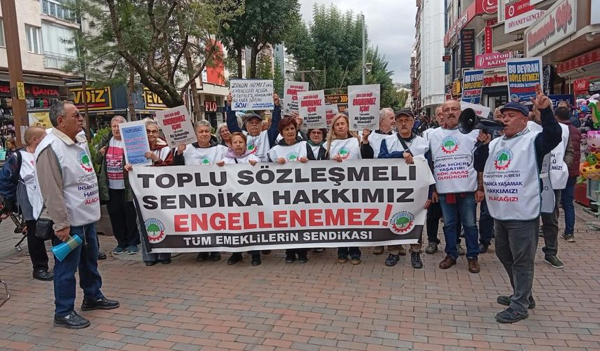 Eskişehir’de emekliler yine sokakta: Sadaka değil, hakkımızı istiyoruz