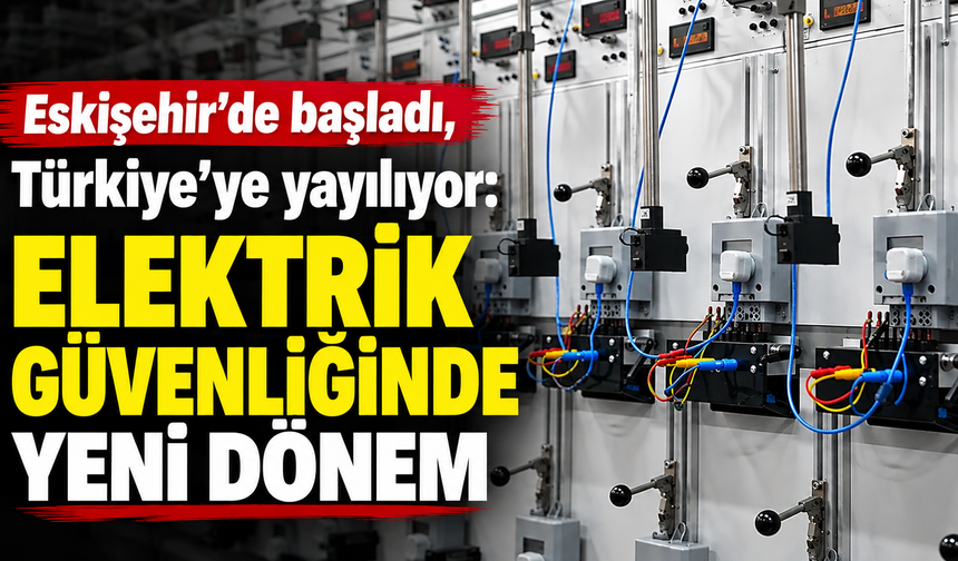 Eskişehir'de başladı, Türkiye'ye yayılıyor: Elektrik güvenliğinde yeni dönem