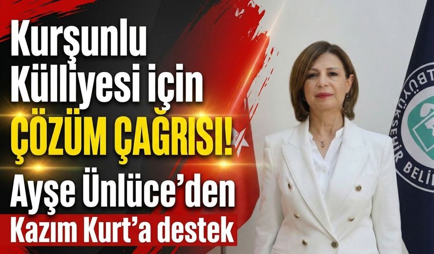 Kurşunlu Külliyesi için çözüm çağrısı! Ayşe Ünlüce’den Kazım Kurt’a destek