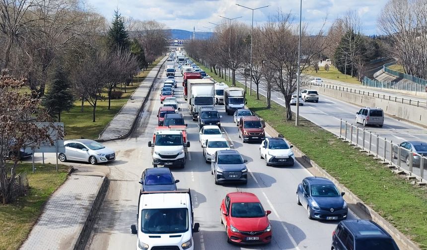 Eskişehir çevre yolunda değişmeyen manzara!