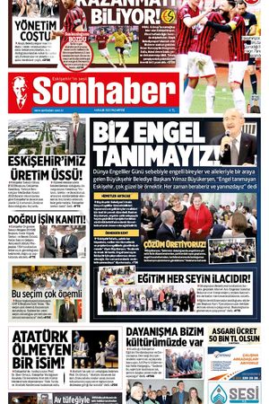 4 ARALIK 2023 SONHABER GAZETESİ