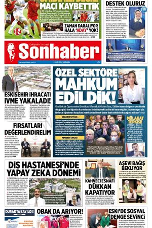 8 MAYIS 2024 SONHABER GAZETESİ