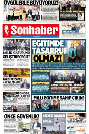 24 EYLÜL 2024 SONHABER GAZETESİ