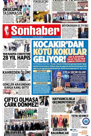 26 EYLÜL 2024 SONHABER GAZETESİ