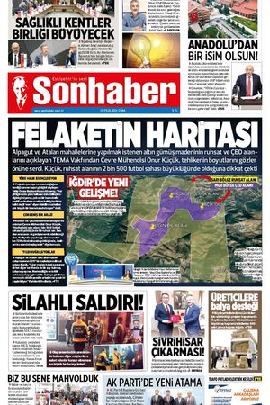 27 EYLÜL 2024 SONHABER GAZETESİ