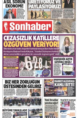 15 KASIM 2024 SONHABER GAZETESİ